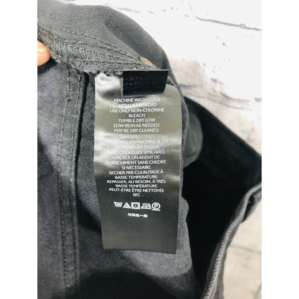 Free People We the Free Women's Black Out Stove Pipe Jean NWT Size 26